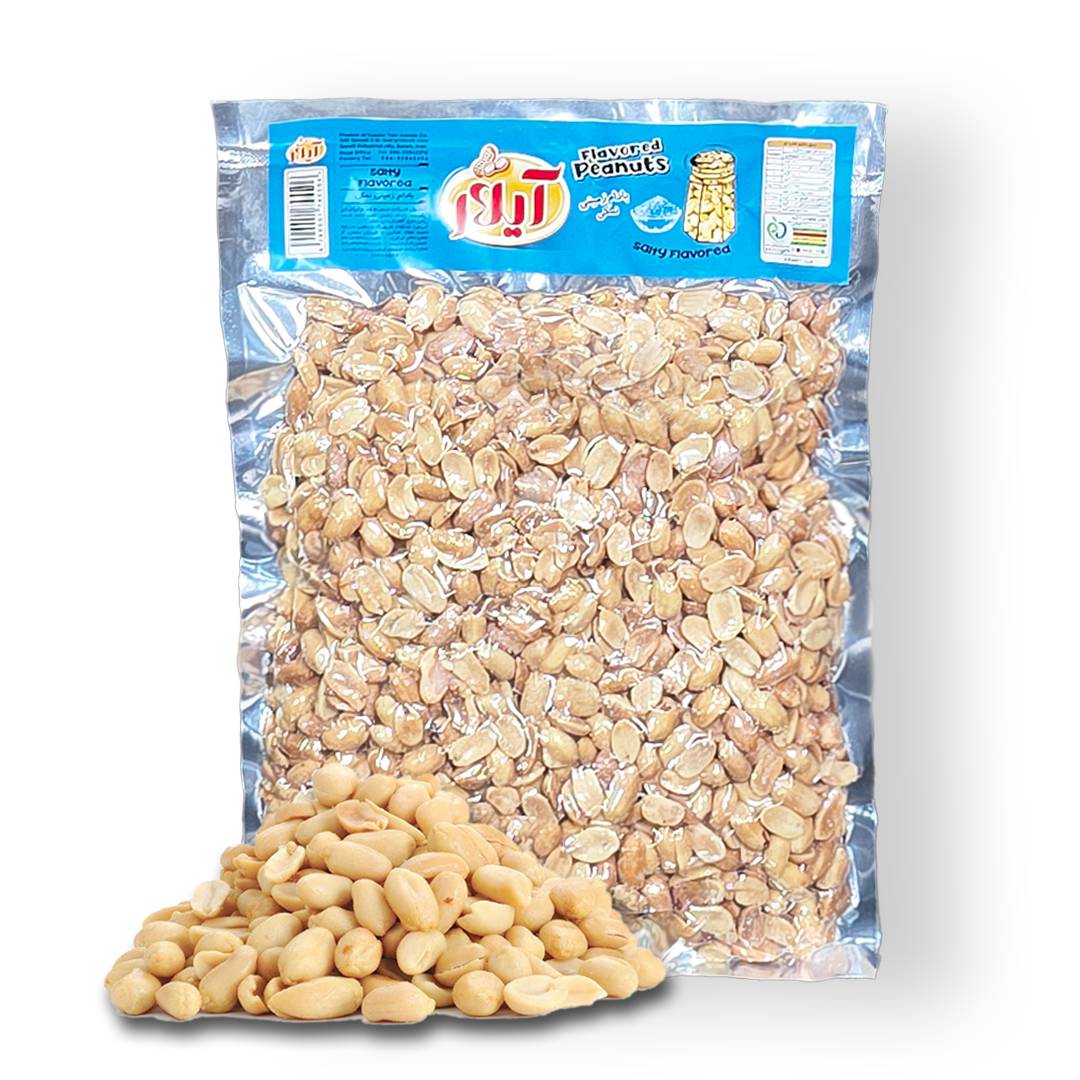 تصویر 500.00 گرمی بادام زمینی نمکی آیلار