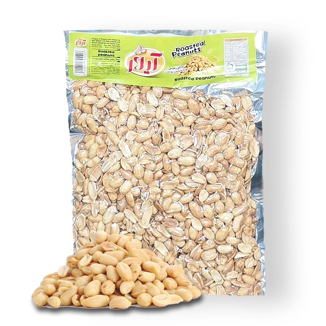 تصویر 500.00 گرمی بادام زمینی برشته بدون طعم آیلار