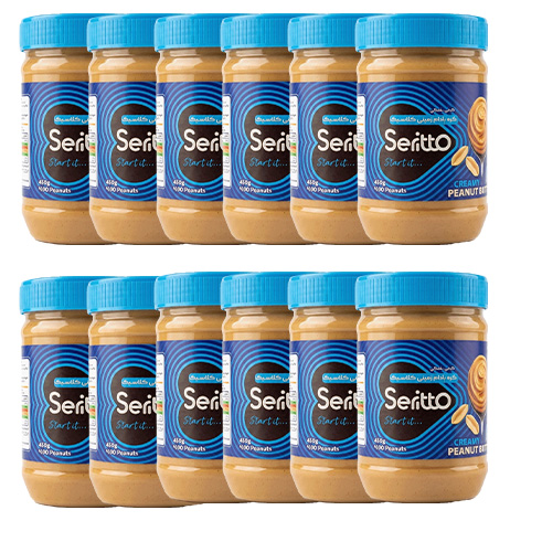 تصویر 5400.00 گرمی کره بادام زمینی کلاسیک سریتو 12 عدد 450 گرمی